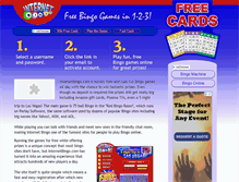 Tablet Screenshot of internetbingowinner.com